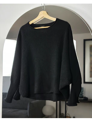 Chaleco negro cachemira