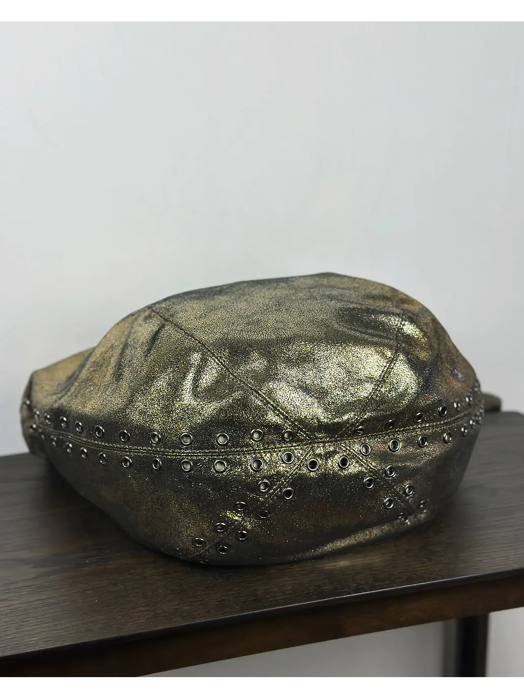 Bolso metalizado de cuero 6