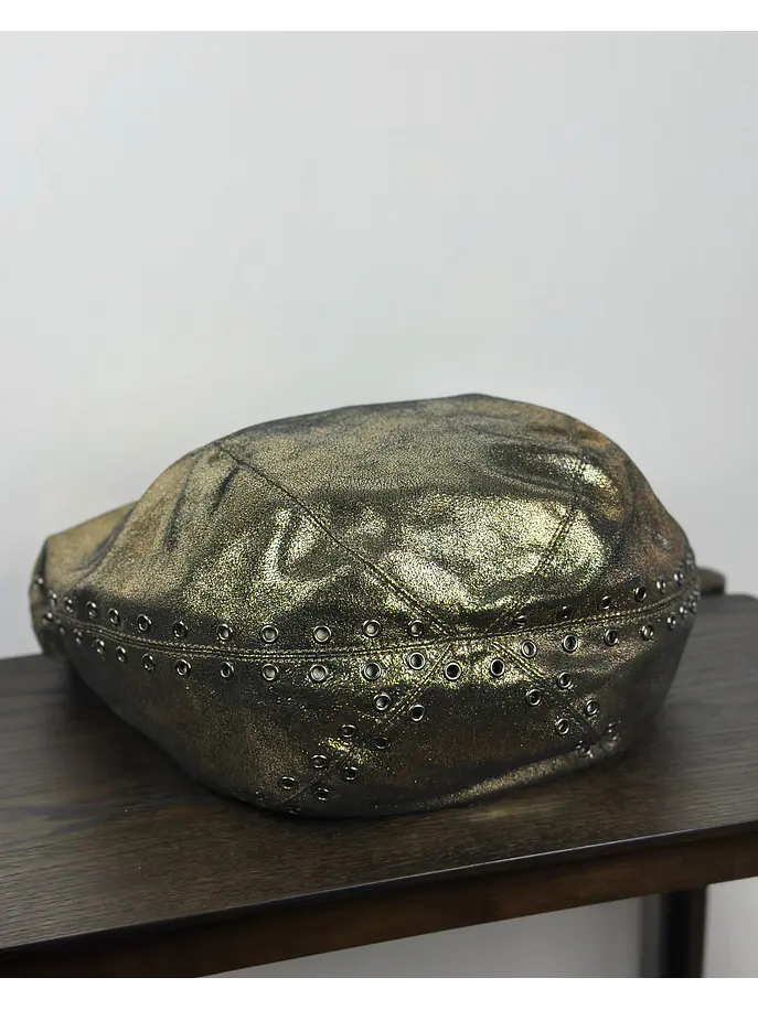 Bolso metalizado de cuero 6