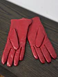 Guantes de cuero rojo - Miniatura 3
