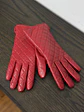 Guantes de cuero rojo - Miniatura 1