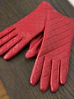 Guantes de cuero rojo - Miniatura 4