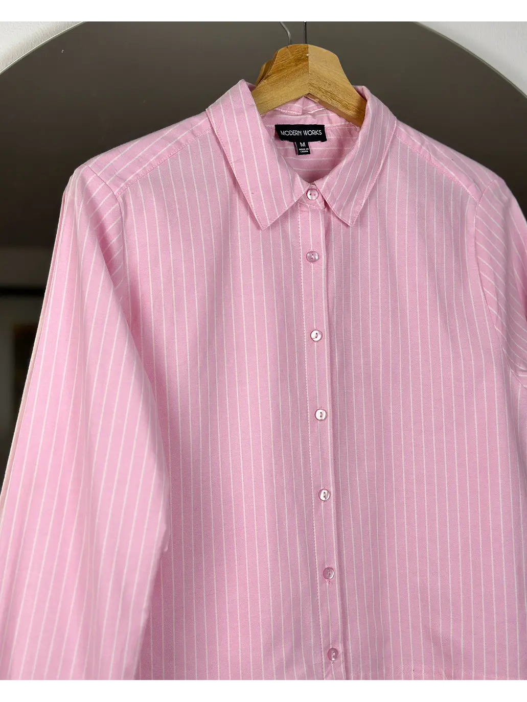 Camisa rosada rayada  3