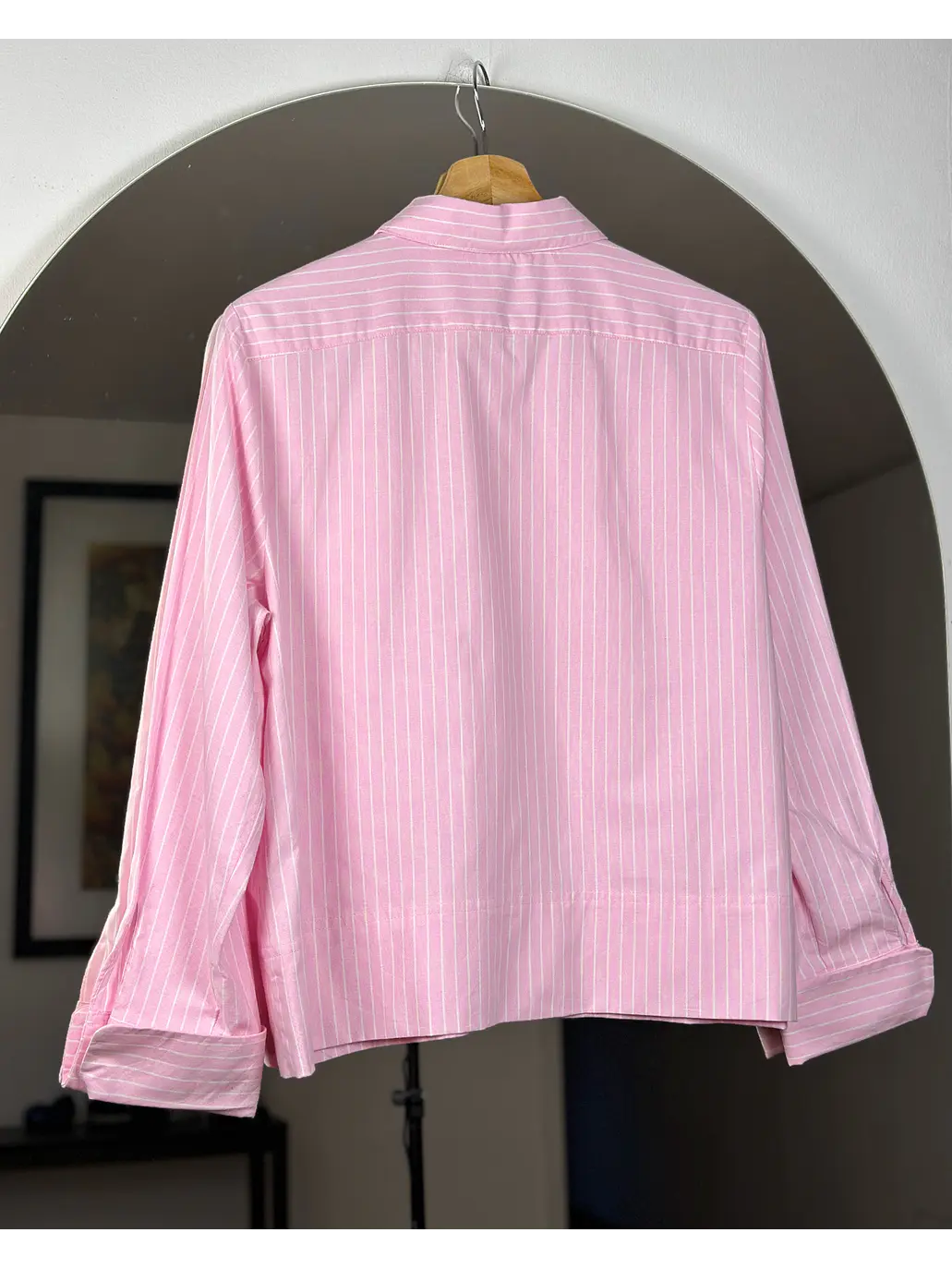 Camisa rosada rayada  4