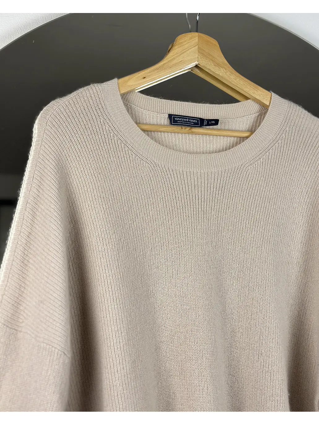 Chaleco lana beige 2