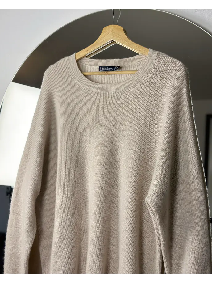 Chaleco lana beige 3