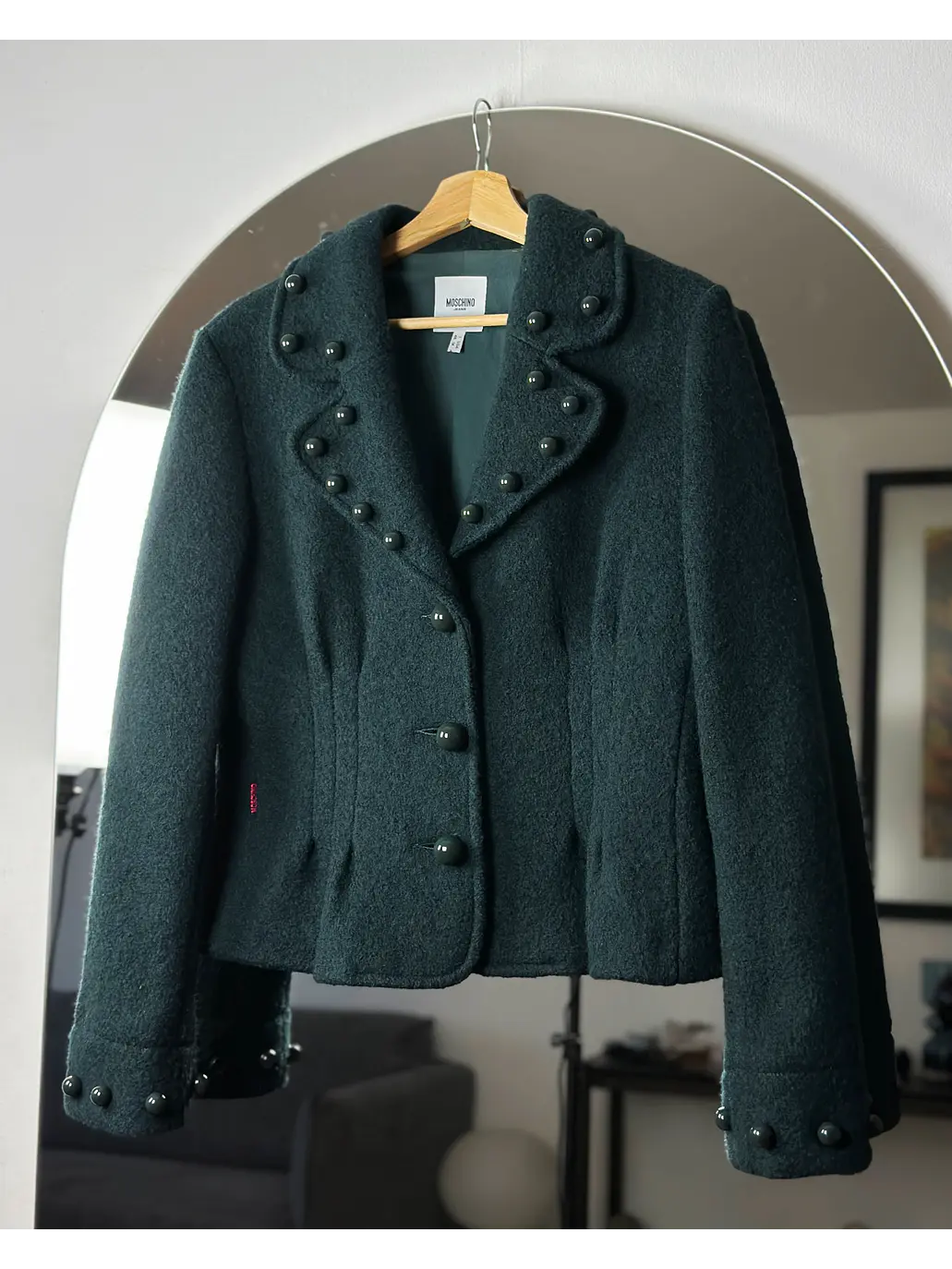 Blazer de lana verde 1