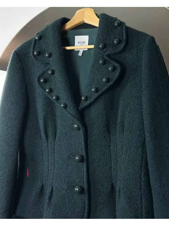 Blazer de lana verde 3