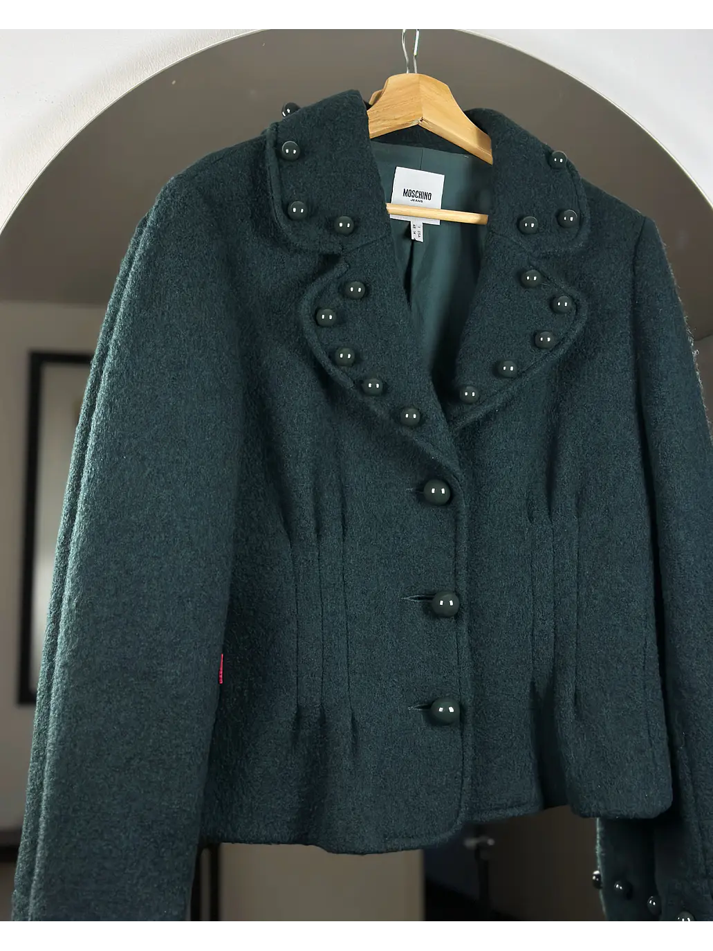 Blazer de lana verde 2