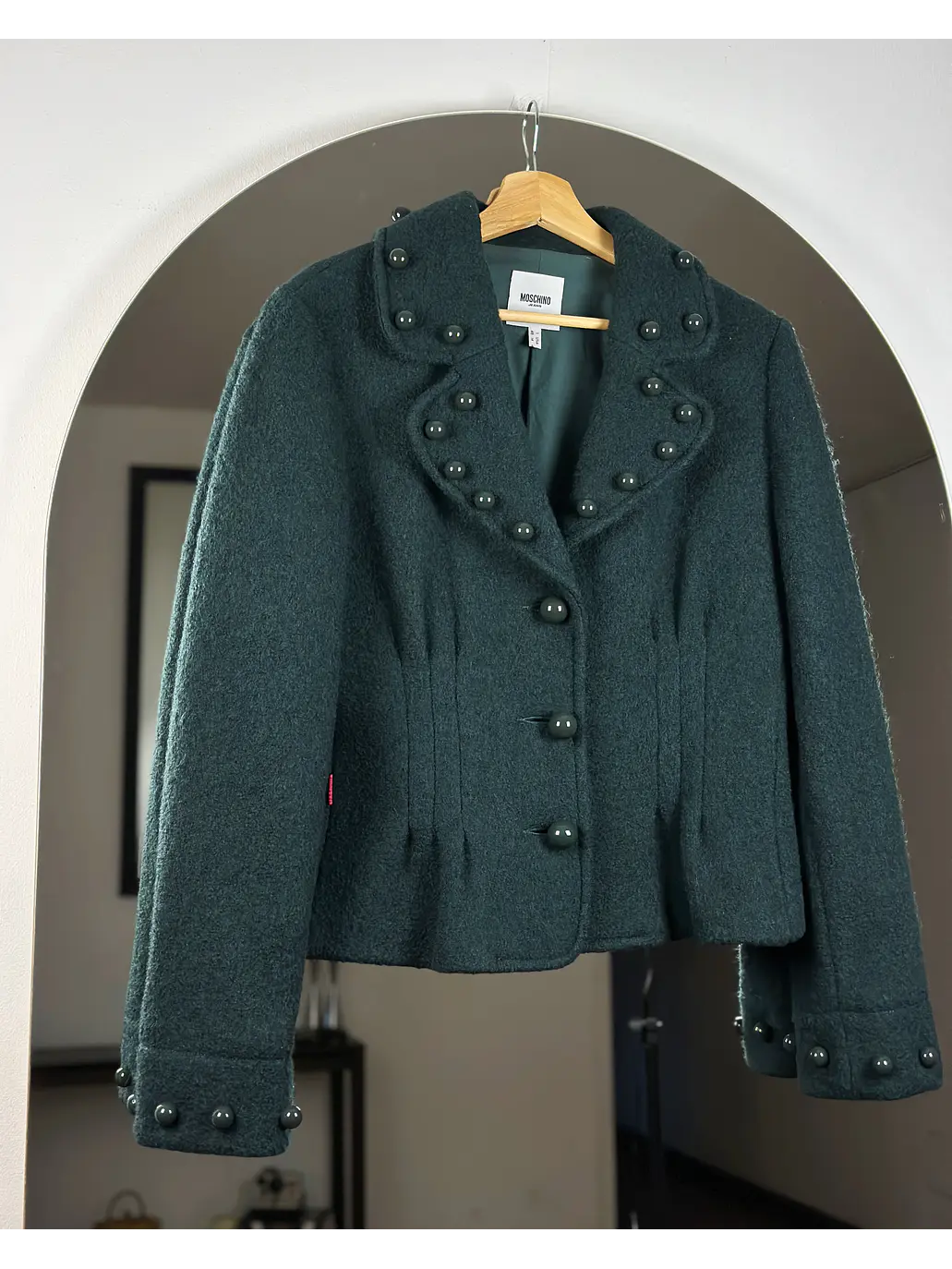 Blazer de lana verde 4
