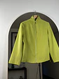 Chaqueta verde limón de cachemira  - Miniatura 5