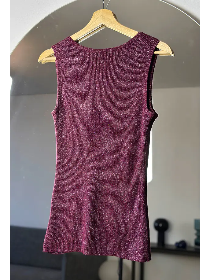 Top fucsia brillos 2