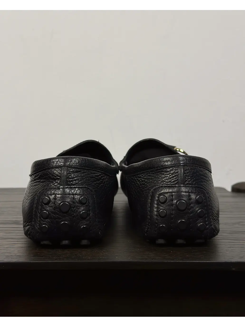 Mocasín negro de cuero  5