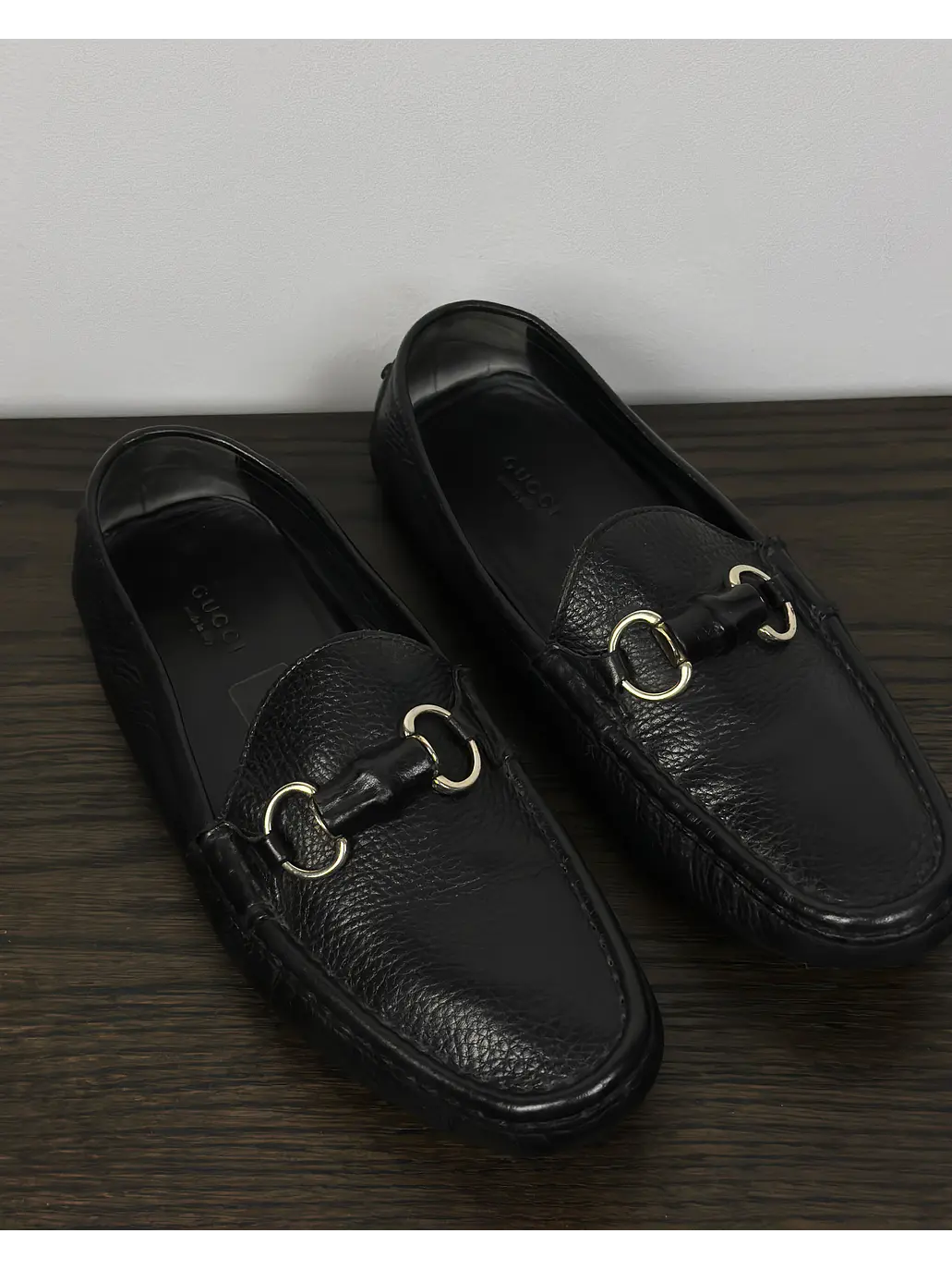 Mocasín negro de cuero  3