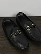 Mocasín negro de cuero  - Miniatura 3