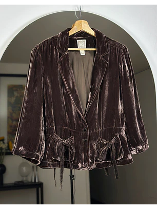 Blazer velvet