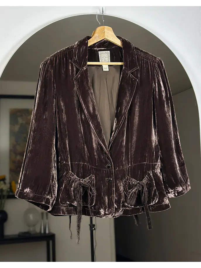 Blazer velvet 1