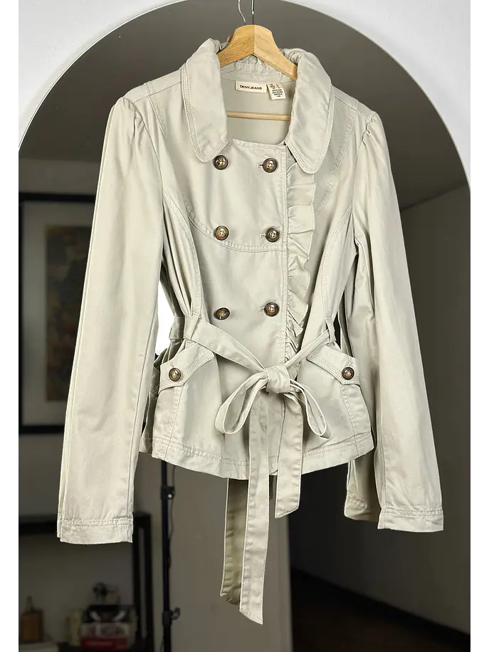 Trench corto beige  1