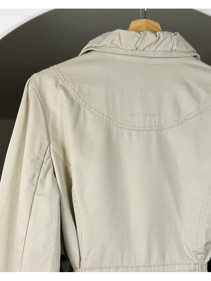 Trench corto beige  4