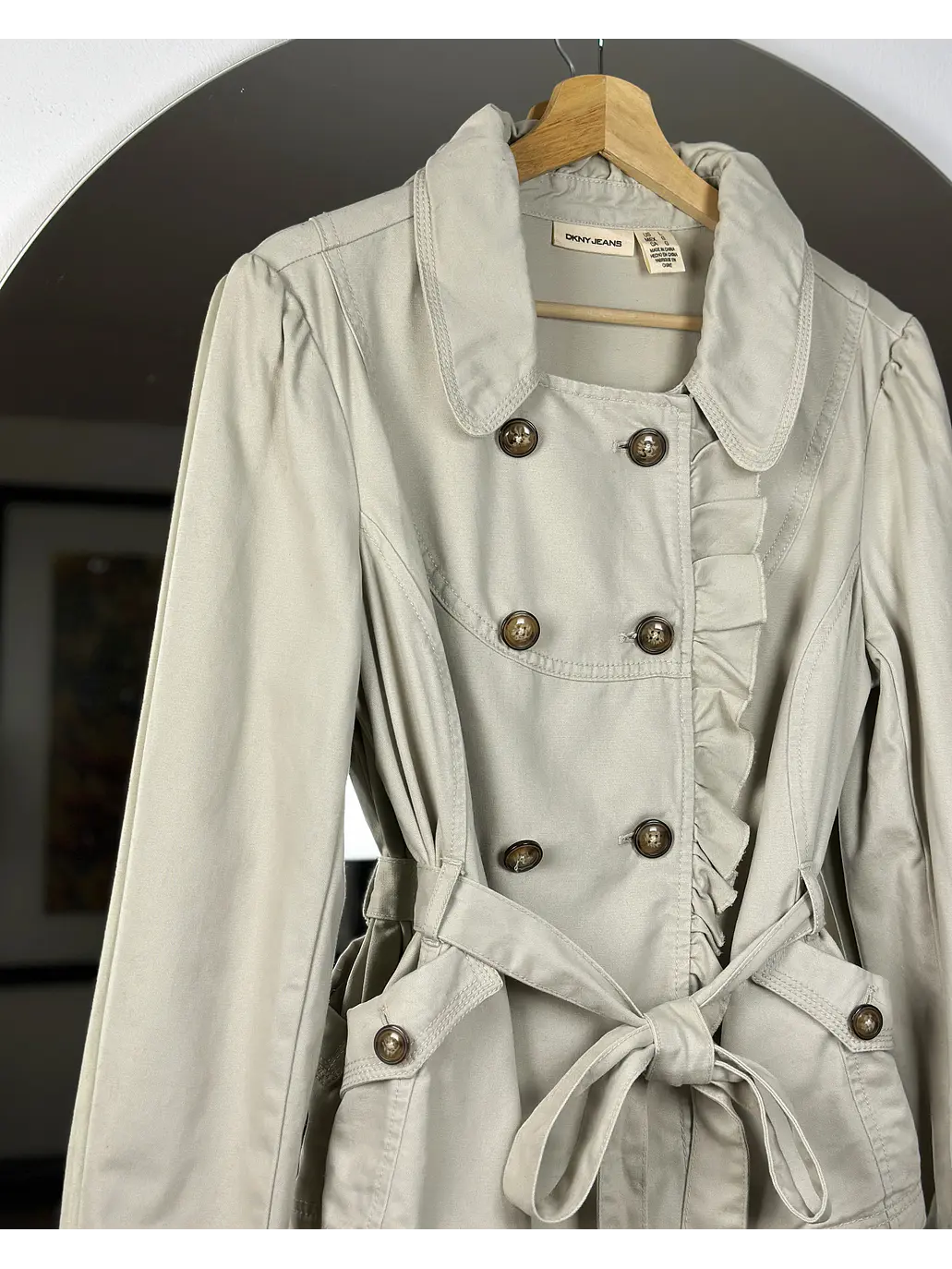 Trench corto beige  2