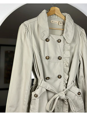 Trench corto beige 