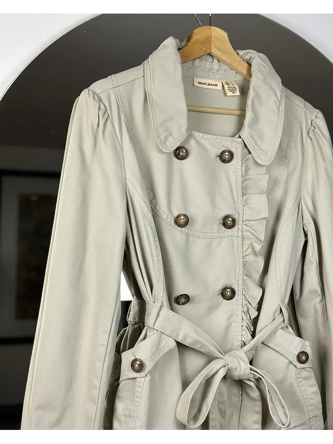 Trench corto beige  2