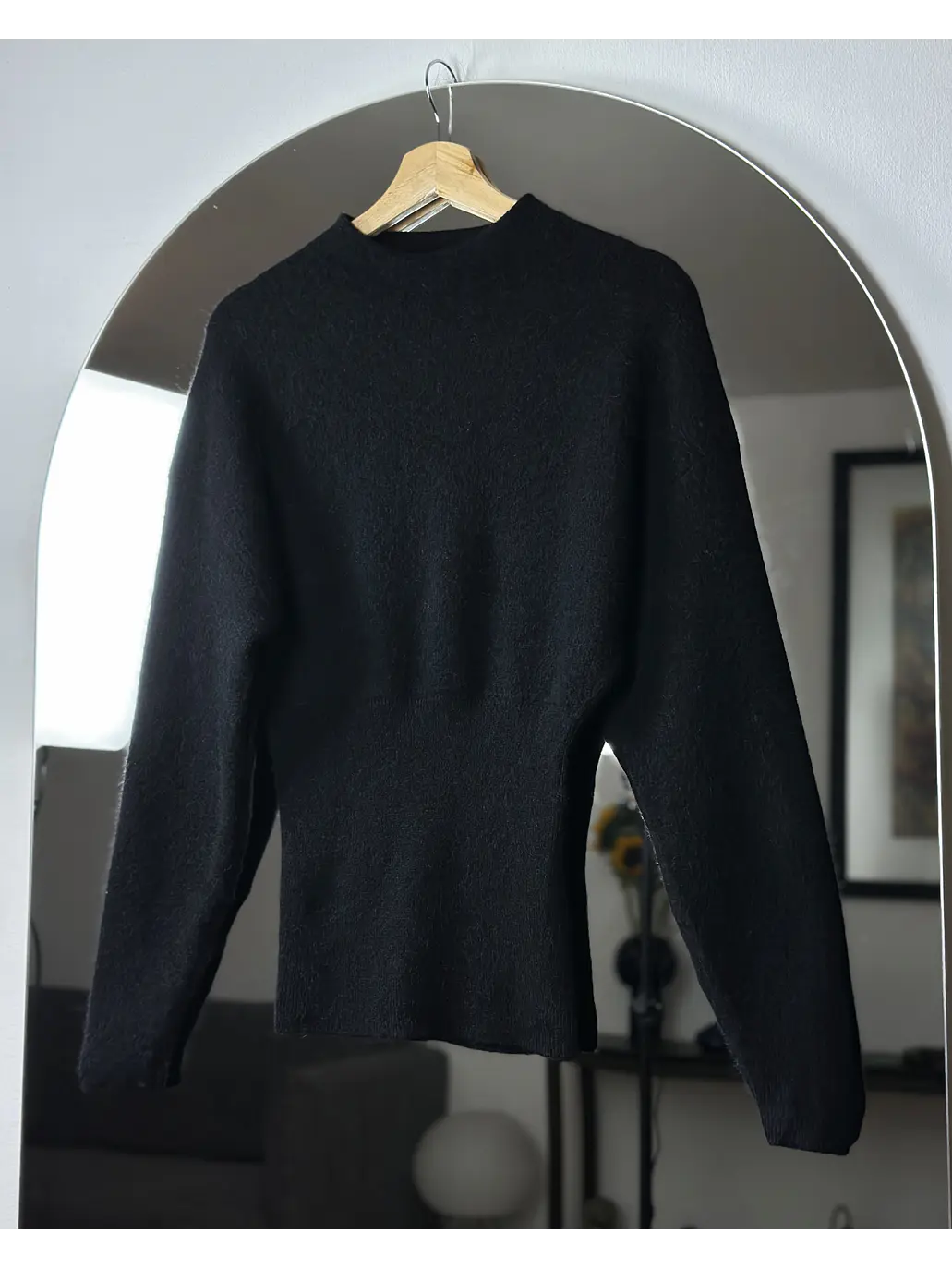 Chaleco negro acinturado 4