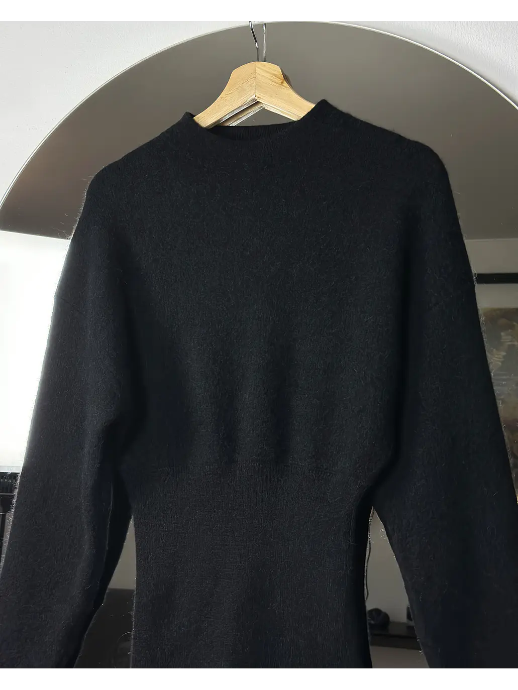 Chaleco negro acinturado 2