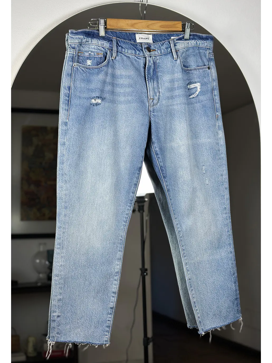 Jeans celeste lavado 1