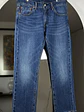 Jeans azul lavado recto - Miniatura 1