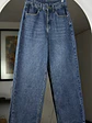 Jeans azul wide leg - Miniatura 1