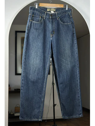 Jeans azul tiro alto