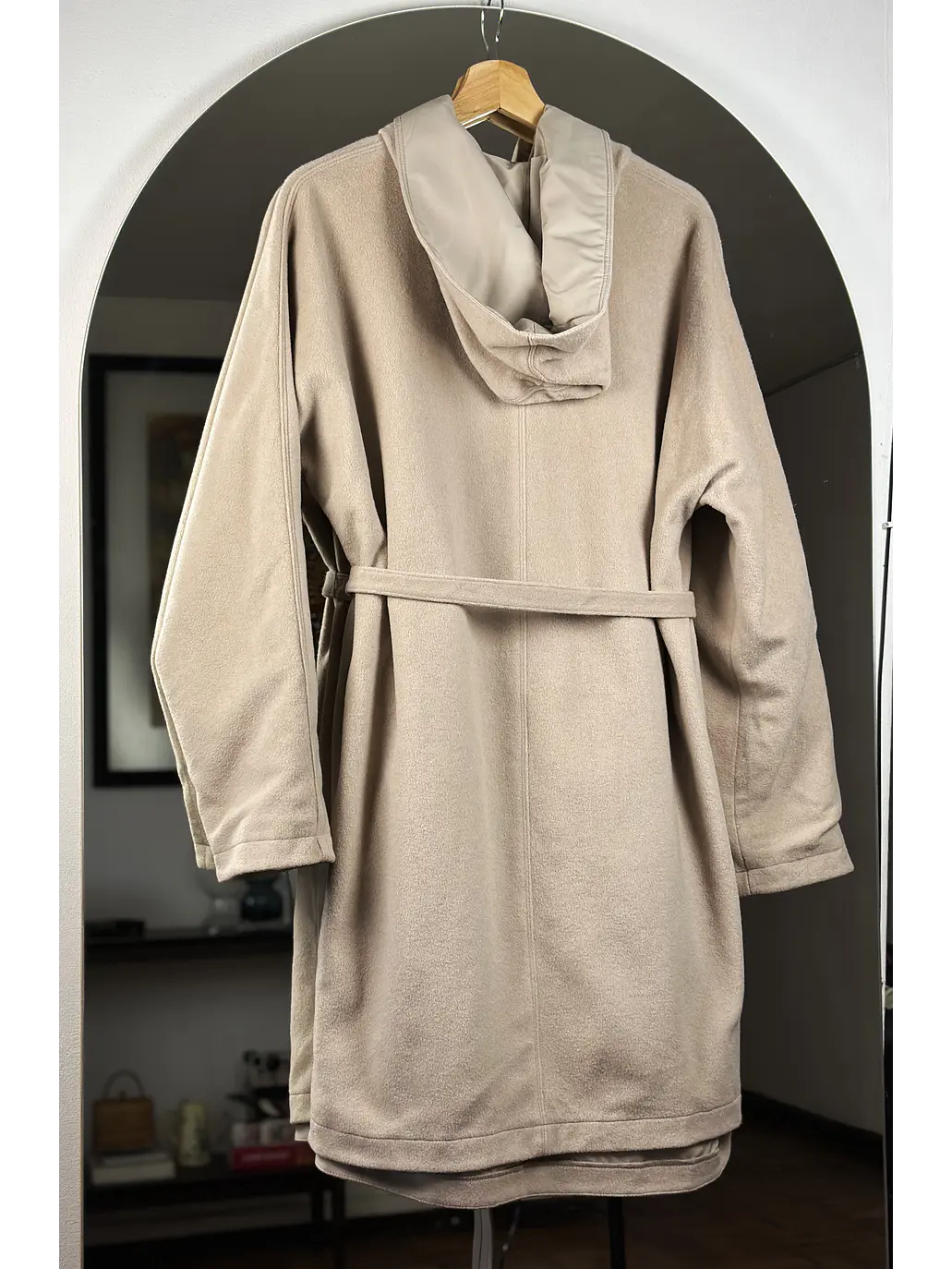Abrigo beige reversible 8
