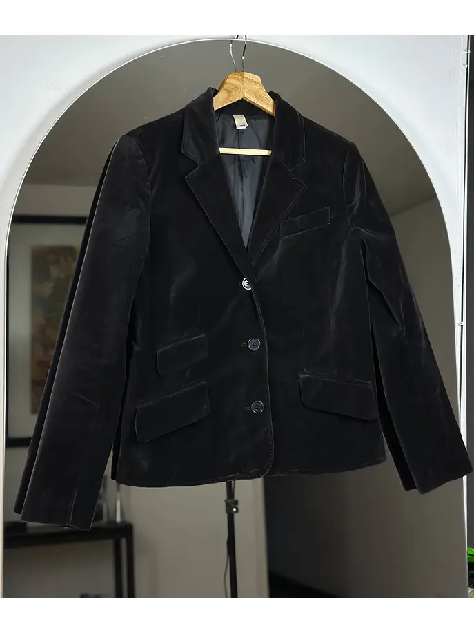 Blazer terciopelo 1