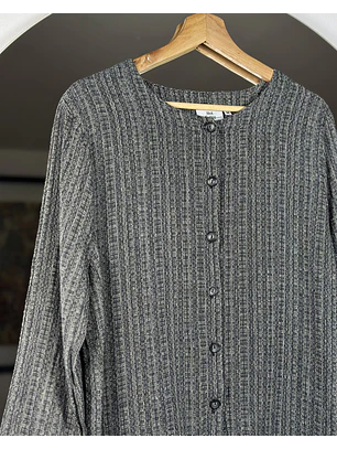 Camisa gris jaspeada
