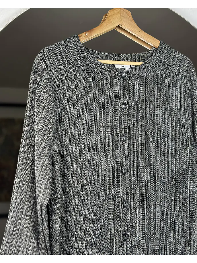 Camisa gris jaspeada 2