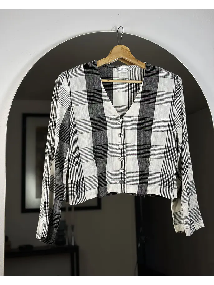Camisa cuadrillé vintage 1