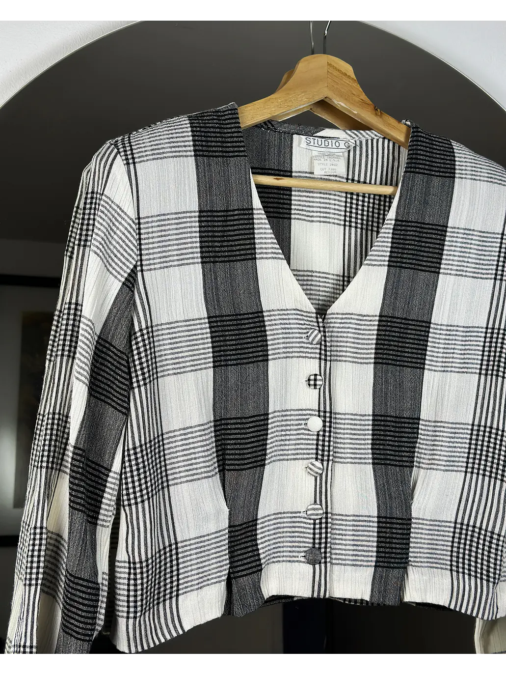 Camisa cuadrillé vintage 2