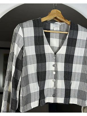 Camisa cuadrillé vintage