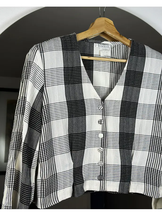 Camisa cuadrillé vintage 2