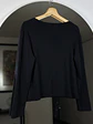 Polera abotonada negra - Miniatura 3