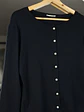 Polera abotonada negra - Miniatura 2