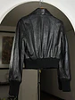 Chaqueta negra de cuero - Miniatura 3