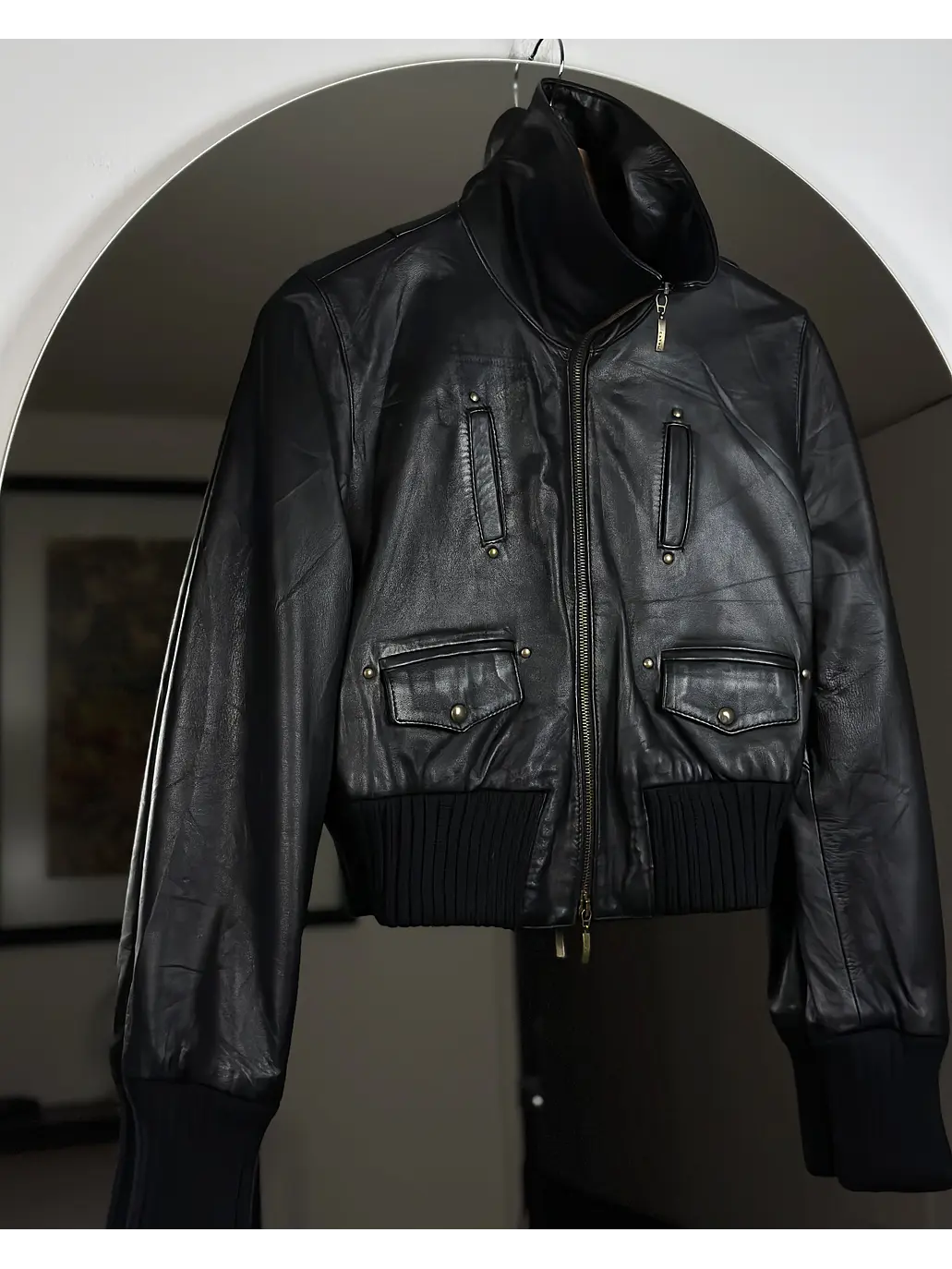 Chaqueta negra de cuero 2