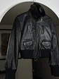 Chaqueta negra de cuero - Miniatura 2