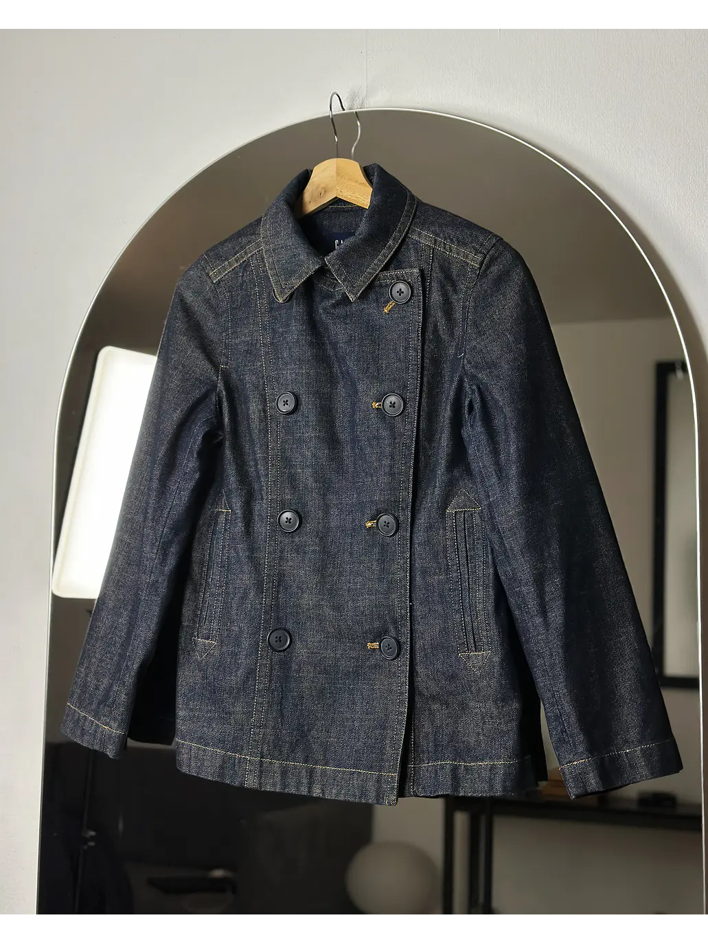 Chaqueta de mezclilla azul 1