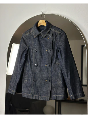 Chaqueta de mezclilla azul