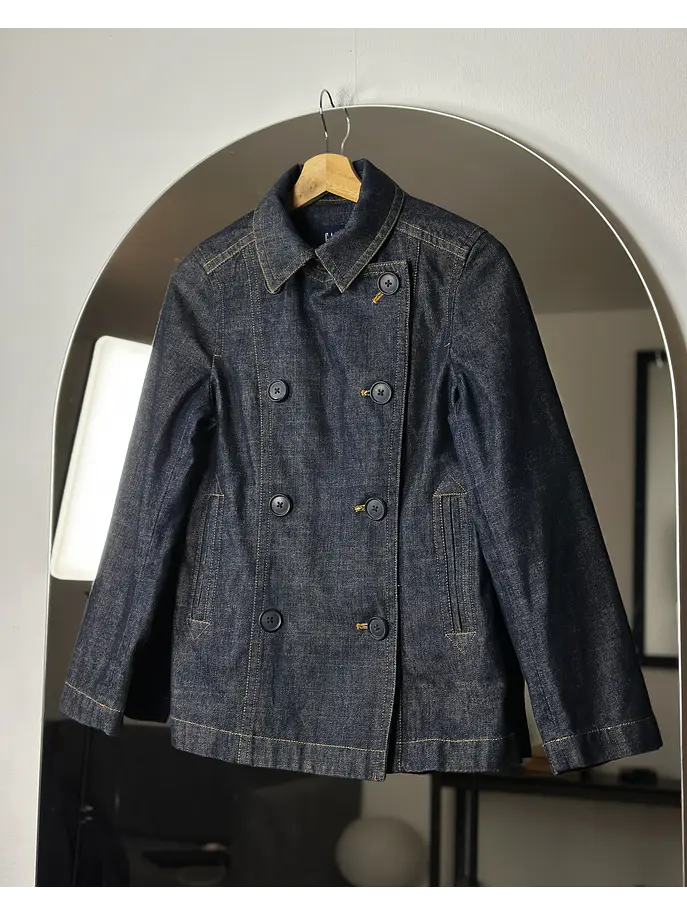 Chaqueta de mezclilla azul 1