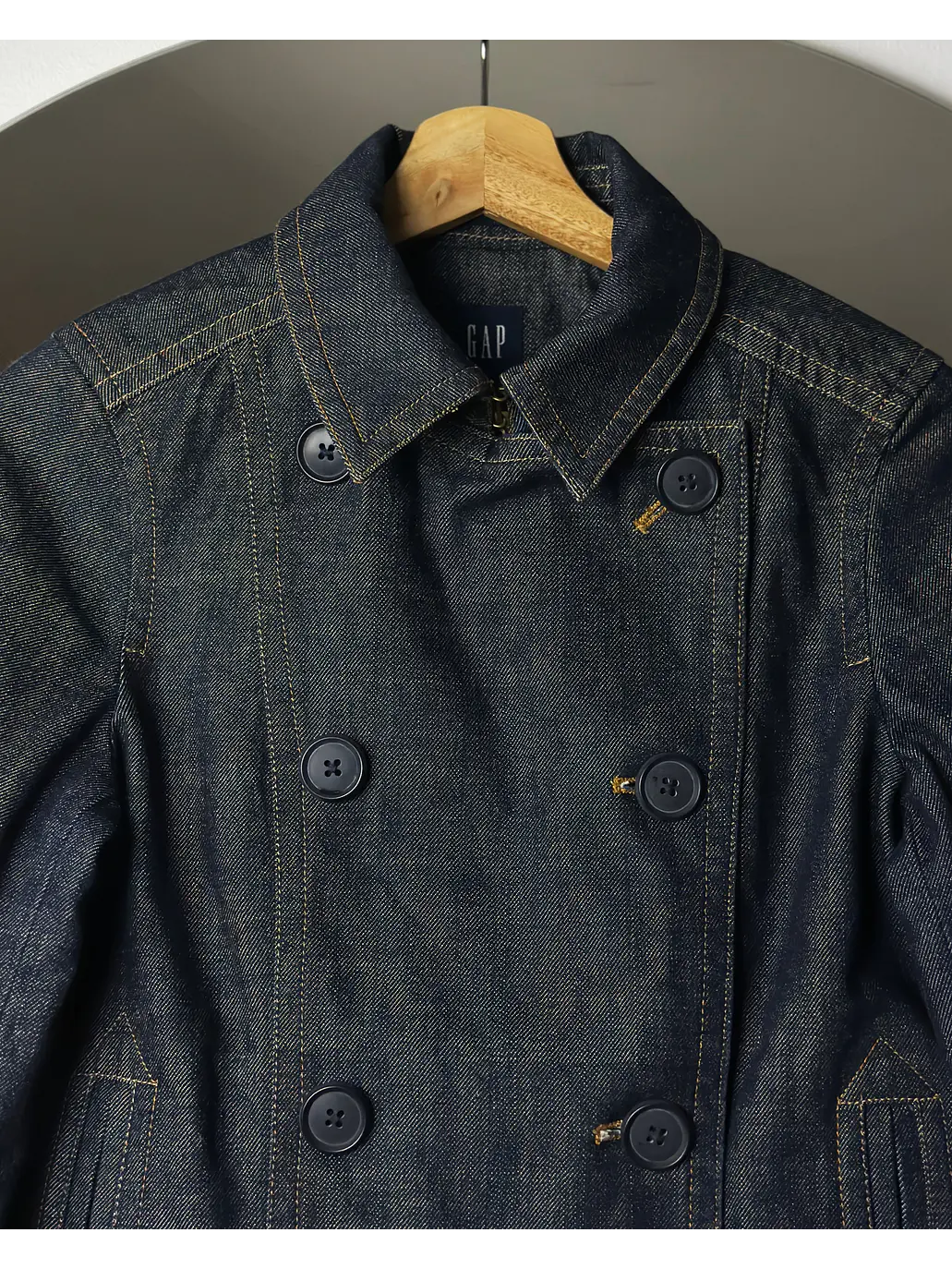 Chaqueta de mezclilla azul 3