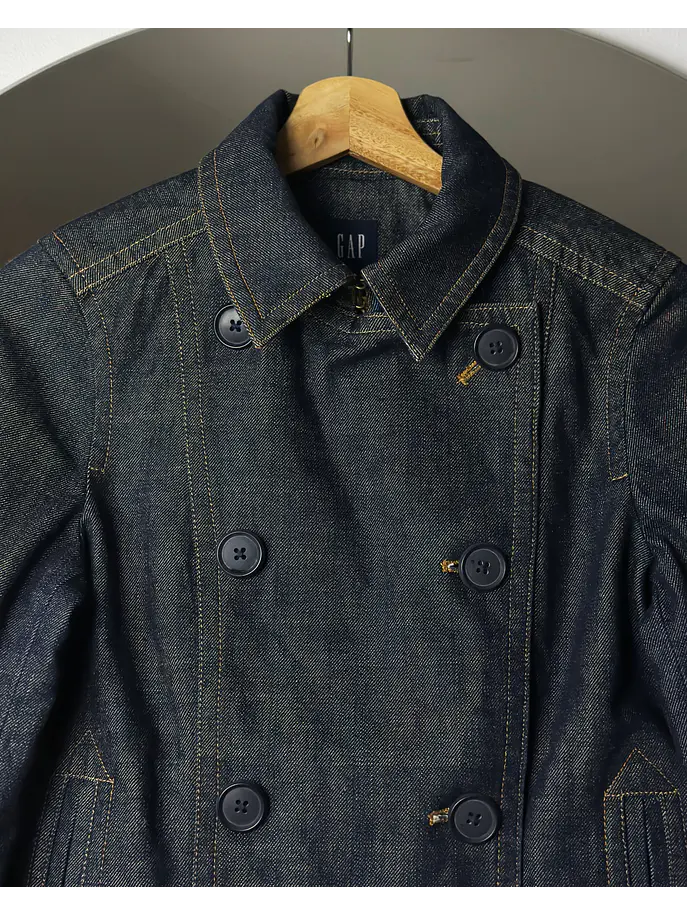 Chaqueta de mezclilla azul 3